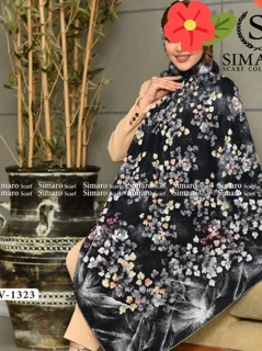 روسری حریر قواره 130سیمارو۳